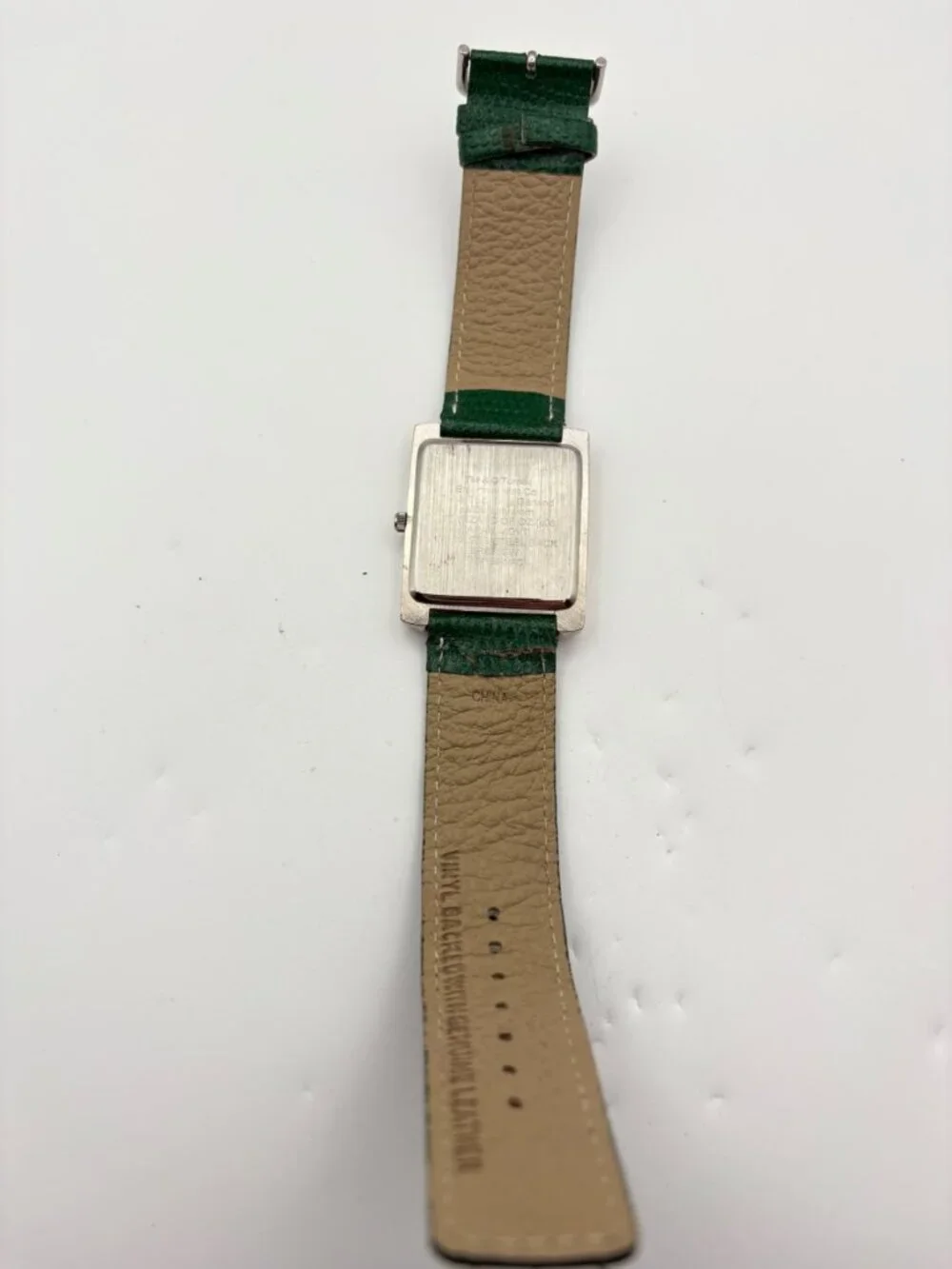The Wizard of Oz Wristwatch Rhinestone Emerald City Green Leather Strap Watch